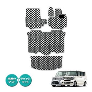 フロアマット NBOXスラッシュ ゴムマット 運転席・助手席 モール仕様