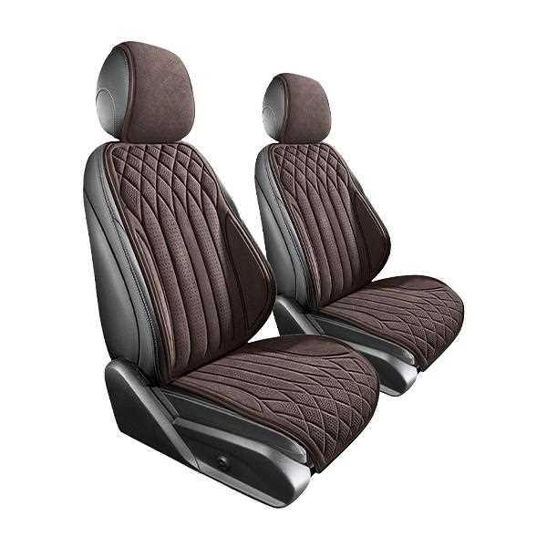 クライスラー 200 JS 汎用 スエード エプロンタイプ シートカバー ブラウン 運転席 助手席 ...