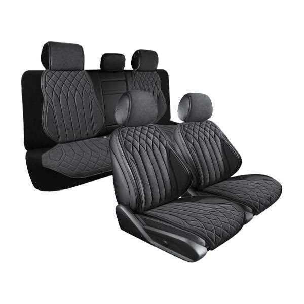 クライスラー 200 JS 汎用 スエード エプロンタイプ シートカバー 黒 ブラック 運転席 助手...