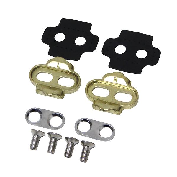 ロードバイク シューズ 用 クリート 1セット ビンディングペダル 固定 ボルト2本 シム プレート...