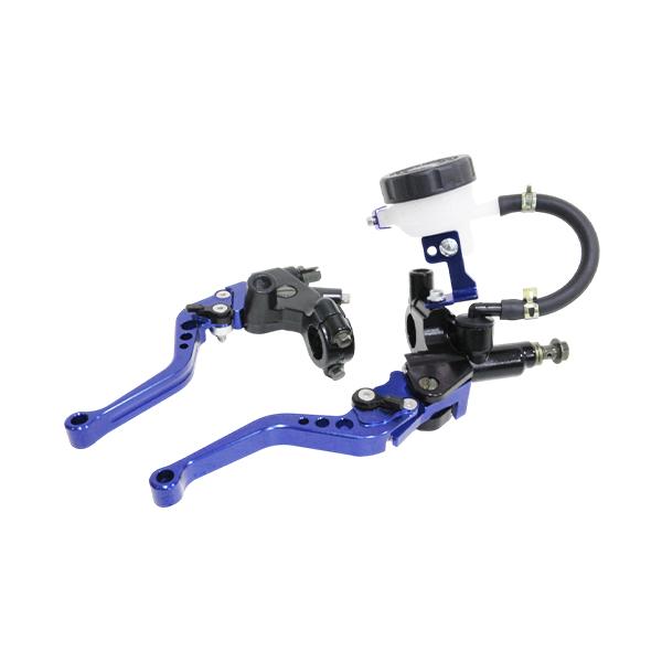 マスターシリンダー レバー セット ゼファーX Z750RS ZXR400 青 7/8インチ(22....