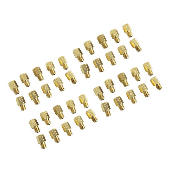 ケイヒン PWK28/33/35/38 PE24 キャブレター用 六角大 メインジェット＃135 1...