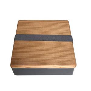 三好製作所 BENTO-STORE 木蓋のお弁当箱 土佐古代杉 OJU チャコール 0601-0041