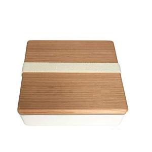 三好製作所 BENTO-STORE 木蓋のお弁当箱 土佐古代杉 OJU ホワイト 0601-0039