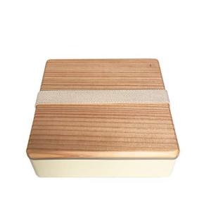 三好製作所 BENTO-STORE 木蓋のお弁当箱 土佐古代杉 OJU ベージュ 0601-0040