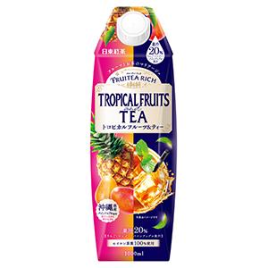 日東紅茶 フルーティーリッチ トロピカルフルーツ＆ティー 1L 1000ml 6本セット
