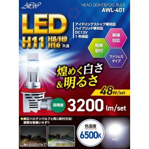 LEDヘッドライト 車検対応 H11 H8 H9 H16 HB3 DC12V車 長寿命 4000lm