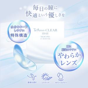 シリコーン ハイドロゲル コンタクトレンズ 1...の詳細画像1