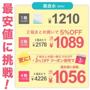 コンタクト ワンデー 2箱 1箱30枚 最安値...の詳細画像4