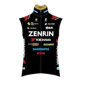 ウインドベスト　チーム右京　2022　防風　防水　自転車　ロードレース　TEAM UKYO　プロ仕様　メール便不可