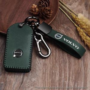VOLVO 【 キャンペーン】スマートキーケース ボルボ車用VOLVO 本革メタルパーツ保護カバー アクセサリー キーホルダー キーカバー おすすめ人気 革製傷防止