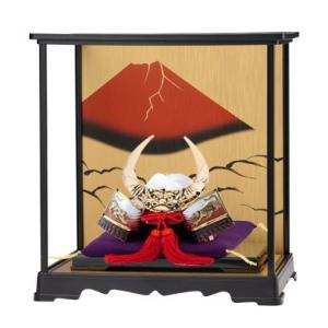 黒田官兵衛公兜・ディスプレイケース付き ・・・戦国武将・五月人形