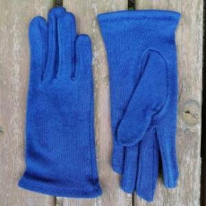 藍染オーガニック　コットン　ショート手袋Ｊ−10｜tebukuro