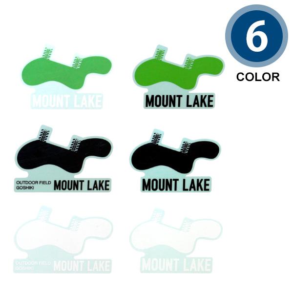 マウントレイクステッカーミディアム MOUNT LAKE／アウトドア