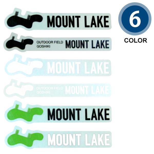 マウントレイクステッカースモール MOUNT LAKE／アウトドア