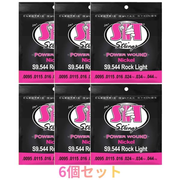 6個セット SIT STRINGS PowerWound ROCK LIGHT S9.544 .00...