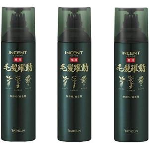 【3本セット】バスクリン インセント 薬用毛髪躍動 育毛剤 185G　千葉西倉庫｜tech-in