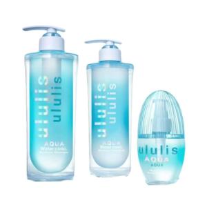 ウルリス うるおいケアのAQUA  アクアガーデンの香り シャンプー＆トリートメント＆ヘアオイルセット 青森倉庫｜tech-in