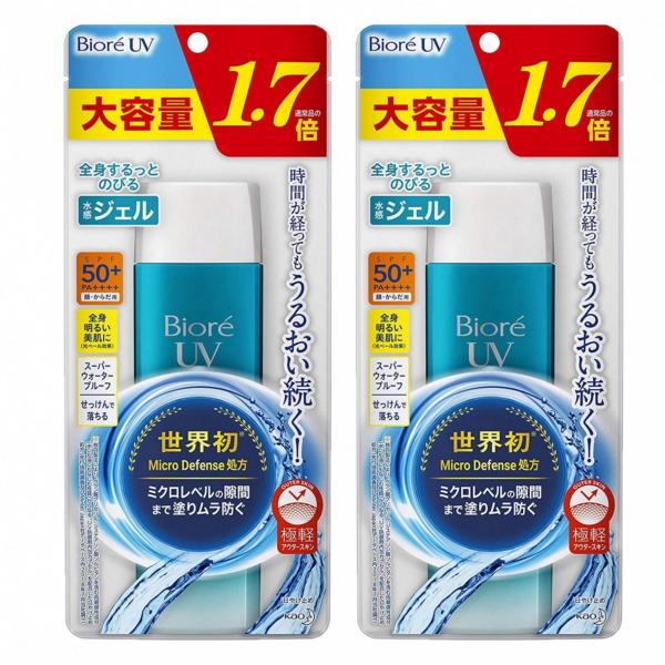 花王 【2個セット】ビオレUV アクアリッチ ウォータリージェル 155ml (大容量 通常品の1....