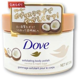 Dove ダヴ クリーミースクラブ ココナッツ&メープルシュガー 本体 298g 長崎倉庫｜tech-in