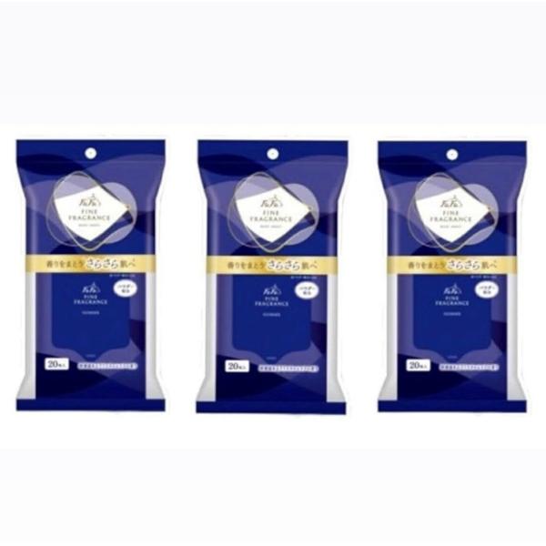 ファーファ ファインフレグランス ボディシート オム クリスタルムスクの香り ３個  岩手倉庫