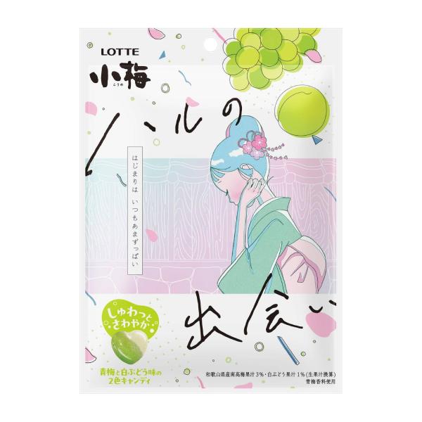 ロッテ 【6個セット】ロッテ 小梅 ハルの出会い (個包装込み) 60g×6個 千葉西倉庫