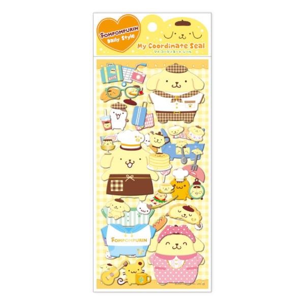 ケイカンパニー サンリオ マイコーディネートシール2 ポムポムプリン シール/H195×W95mm ...