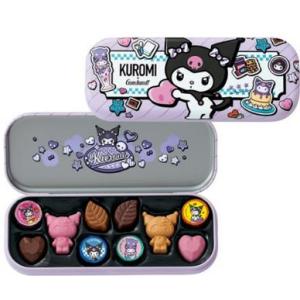クロミ ペンケース缶 バレンタイン チョコレート サンリオ ゴンチャロフ ４２ｇ（１０個）　島根倉庫