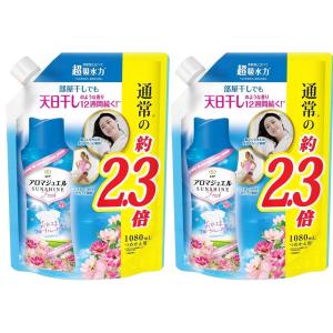 P&G 【2個セット】レノア アロマジュエル 香り付け専用ビーズ おひさまフローラル 詰め替え 特大 1080ml　栃木倉庫｜tech-in
