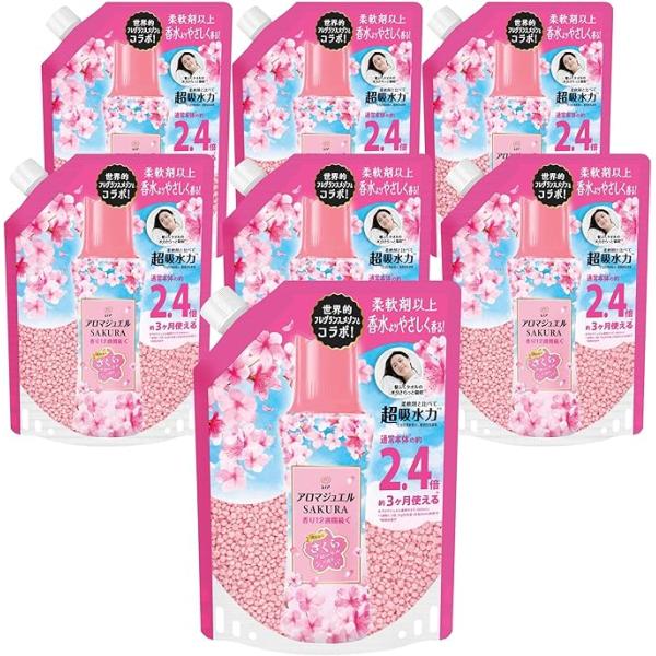 【7袋セット】レノア アロマジュエル さくらフローラルの香り 詰め替え 990mL  栃木倉庫