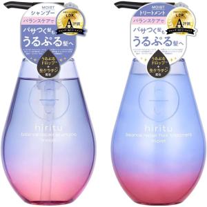 hiritu ヒリツ バランスリペア シャンプー トリートメント セット  モイスト 各410mL アプリコット&ジャスミンの香り  広島倉庫｜Tech-In ヤフー店