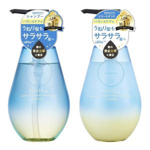hiritu(ヒリツ) バランスリペアシャンプー（ボトル×1 ）ヘアトリートメント（ボトル×1） スムース セット　千葉倉庫｜Tech-In ヤフー店