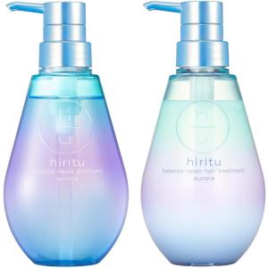 hiritu(ヒリツ) バランスリペア オーロラシリーズ シャンプー トリートメント本体セット カシス＆パチュリの香り　千葉倉庫｜Tech-In ヤフー店