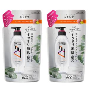 サクセス24 クレンジング シャンプー みずみずしいフルーティフローラルの香り つめかえ用 280ml 2個セット 青森倉庫｜tech-in