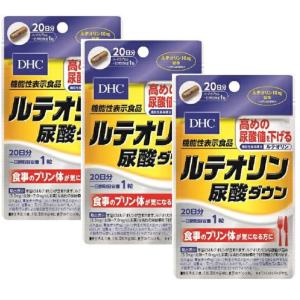 【まとめ買い3袋セット】DHC(ディー・エイチ・シー) ルテオリン尿酸ダウン 20粒　青森倉庫｜tech-in