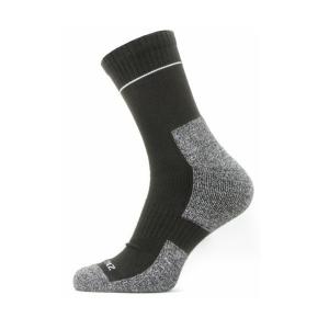 SEALSKINZ Solo QuickDry Ankle Length Sock Black/Grey size-S 11100051010110 全国 │ シールスキンズ ソックス 靴下 Sサイズ