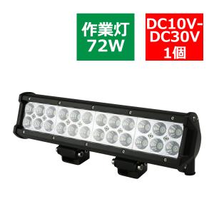 72W LED作業灯 DC12V/24V ワークライト 照射60度 防水 フォグランプ PZ343｜tech