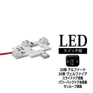 Type.B 20系 アルファード/ヴェルファイア 天井ドアスイッチLED ANH20/25 GGH20/25 前期/後期 スライドドア サンルーフ RZ312｜tech