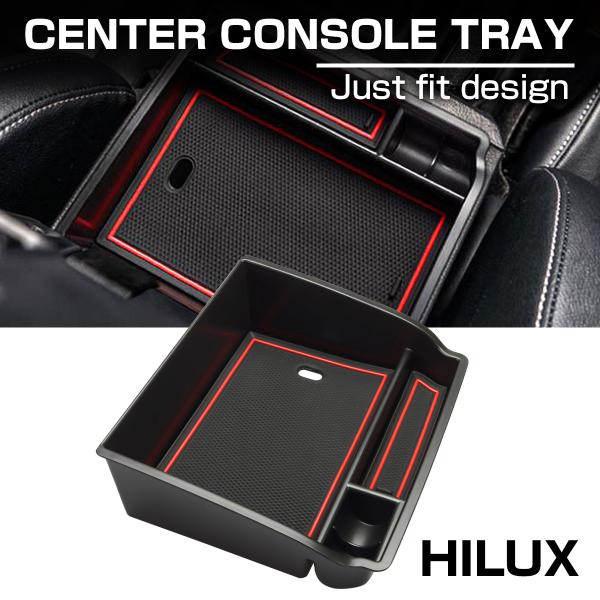 ハイラックス GUN125 センターコンソールボックス トレイ 車種専用設計 収納ホルダー アクセサ...