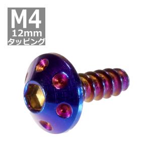 M4×16mm タッピングネジ タッピングビス タッピングボルト 焼きチタン