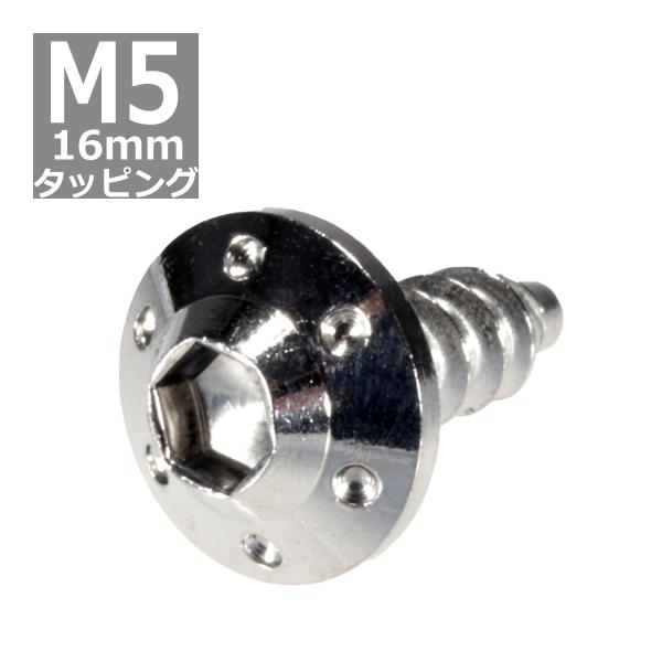 M5×16mm タッピングネジ タッピングビス タッピングボルト シルバー ステンレス 1本 TC0...