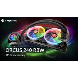 RAIJINTEK ORCUS 240 RBW 水冷 簡易水冷 液体冷却 水冷キット 水冷却 CPUクーラー 240mm AIO ARGB照明 ファン Intel ＆ AMD Ryzen 両対応 [0R10B00105]｜techace