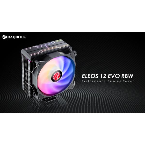RAIJINTEK ELEOS 12 EVO RBW 120mm RGB ファン搭載 空冷 ヒートシ...
