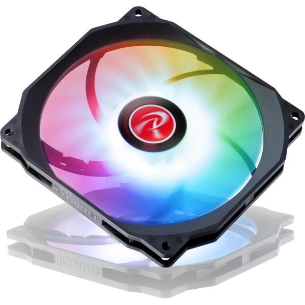 RAIJINTEK Aeolus β ARGB 120mm スリムファン 13mm・5V 3ピン A...