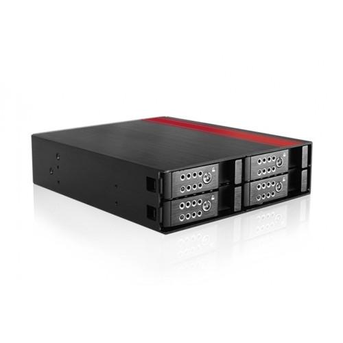 iStarUSA [正規販売代理店]BPU-124DE-SS - 1 x 5.25インチ 4 x 2...
