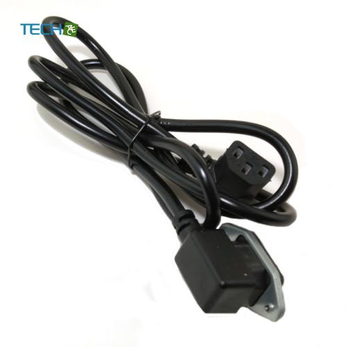 3芯 電源コード 電源ケーブル IEC ソケット付き [CP-20C]