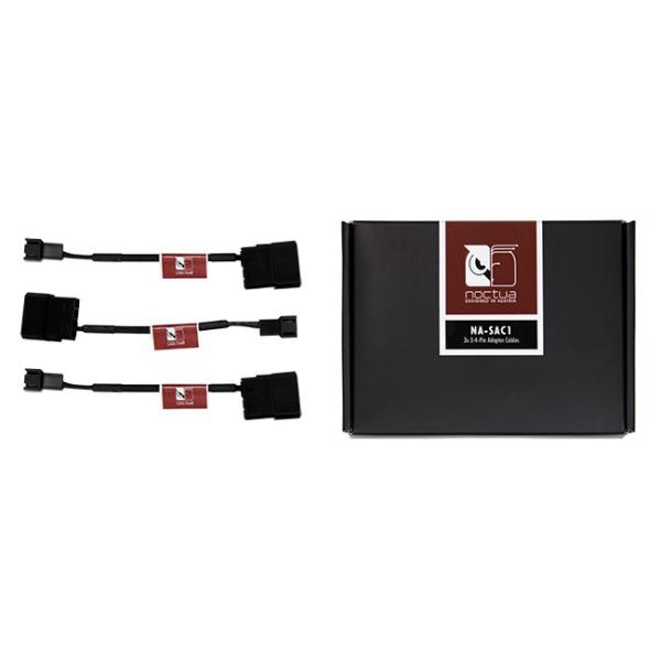 Noctua NA-SAC1 3pin FAN - 4-Pin Molex Adaptor Cabl...