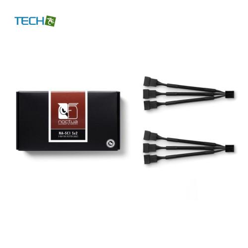 Noctua NA-SC1 Sx2 4ピン PWM ファン用 3分岐ケーブル  2個セット 5V/1...