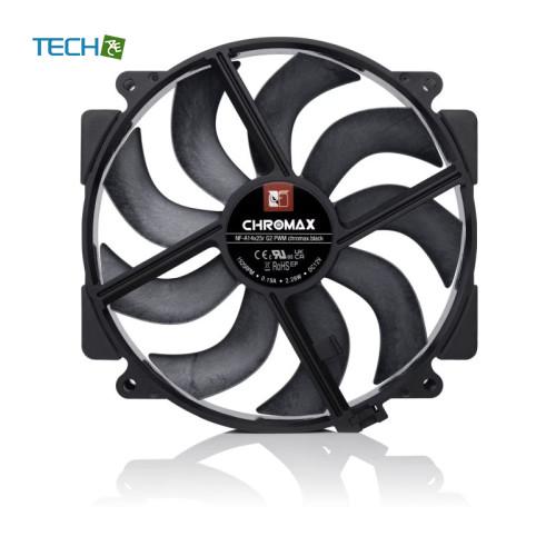 Noctua NF-A14x25r G2 PWM chromax.black 140mm 25mm厚...