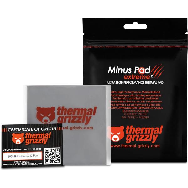 Thermal Grizzly Minus Pad extreme2 100x100 1枚入り サー...